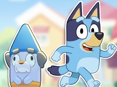 Játék Jigsaw Puzzle: Bluey & Bingo Obstacle Course
